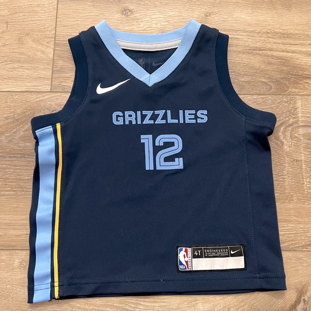 Size 4T Nike Ja Morant Jersey. Worn once. Like new condition. Nonsmoking home.